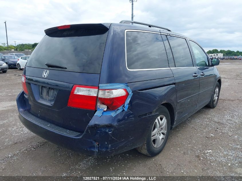 2006 Honda Odyssey Exl VIN: 5FNRL38696B507871 Lot: 12027521