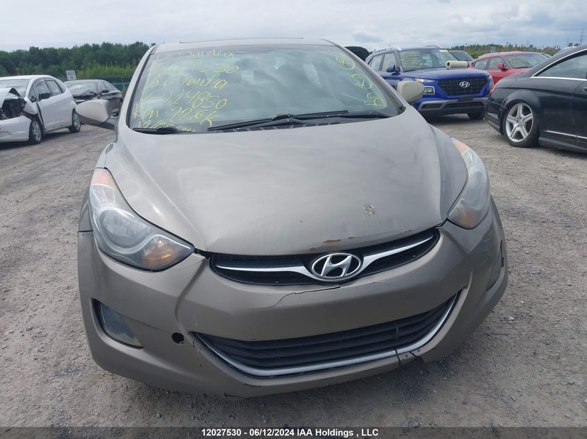 2013 Hyundai Elantra Gls/Limited VIN: 5NPDH4AE8DH224850 Lot: 12027530