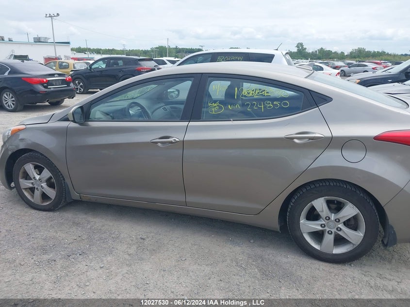 2013 Hyundai Elantra Gls/Limited VIN: 5NPDH4AE8DH224850 Lot: 12027530