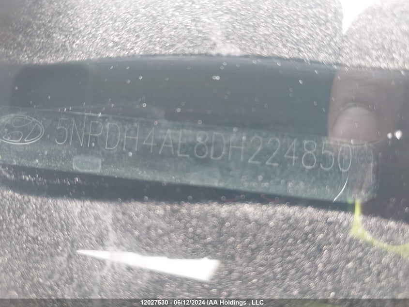 2013 Hyundai Elantra Gls/Limited VIN: 5NPDH4AE8DH224850 Lot: 12027530