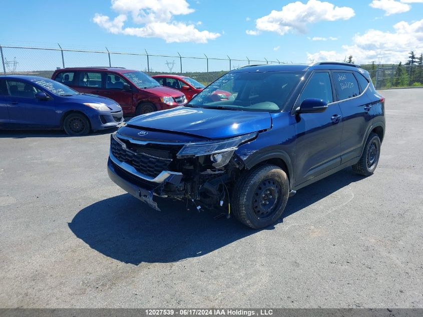 2021 Kia Seltos VIN: KNDEP2AAXM7220554 Lot: 12027539