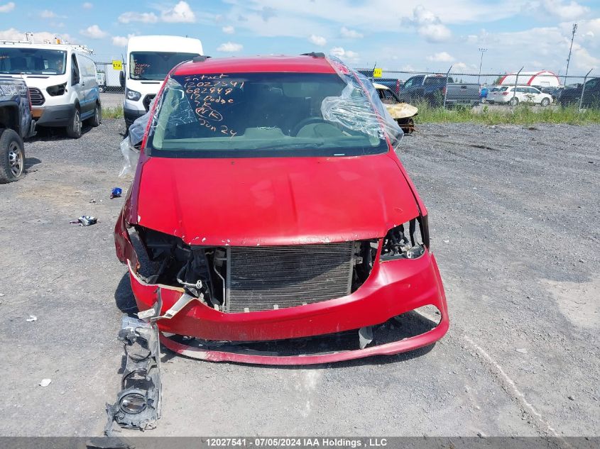 2017 Dodge Grand Caravan VIN: 2C4RDGBGXHR682949 Lot: 12027541