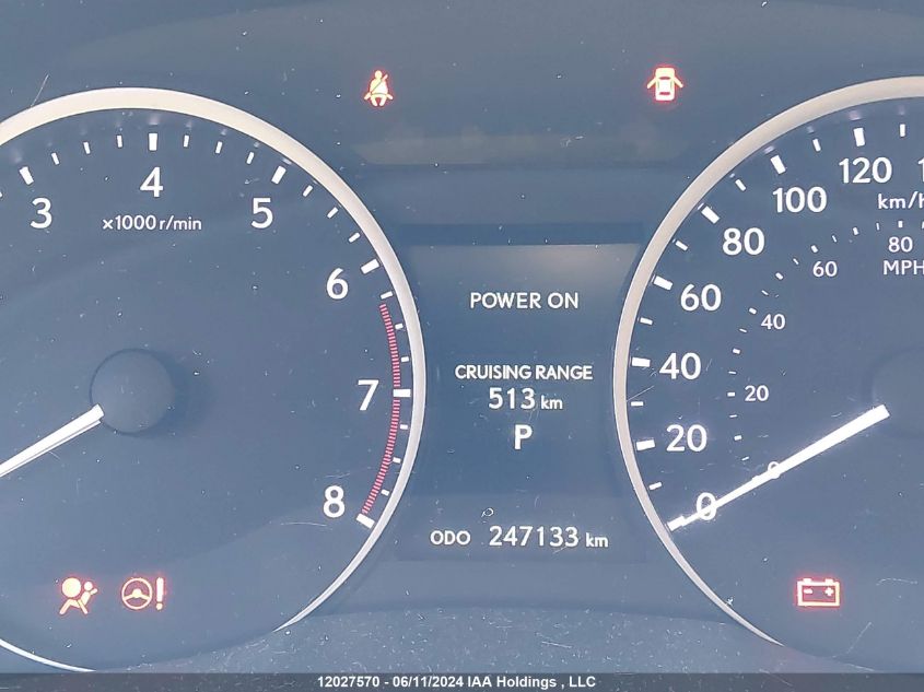 2013 Lexus Es 350 350 VIN: JTHBK1GG0D2033911 Lot: 12027570