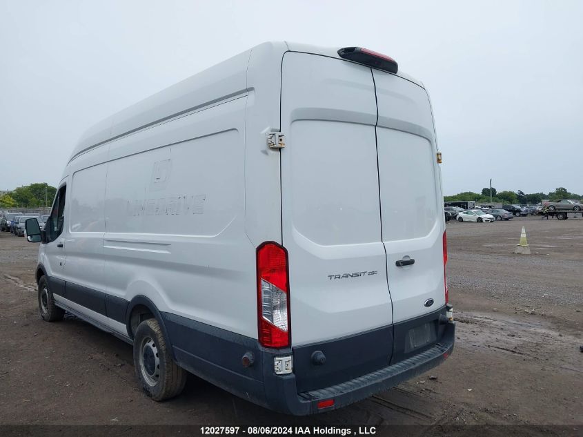 2018 Ford Transit T-250 VIN: 1FTYR3XM0JKB00687 Lot: 12027597