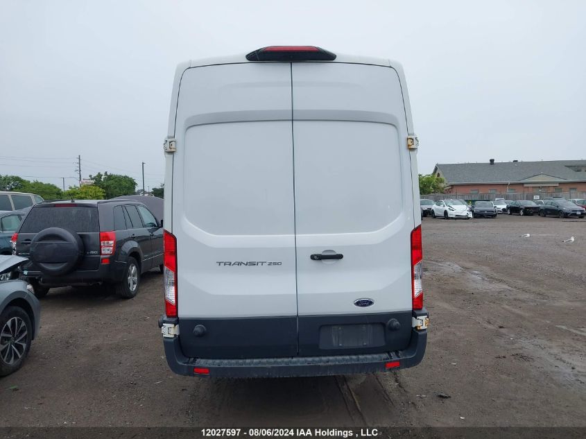 2018 Ford Transit T-250 VIN: 1FTYR3XM0JKB00687 Lot: 12027597