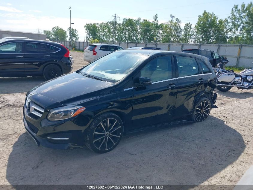 2019 Mercedes-Benz B-Class VIN: WDDMH4GB2KJ511169 Lot: 12027602