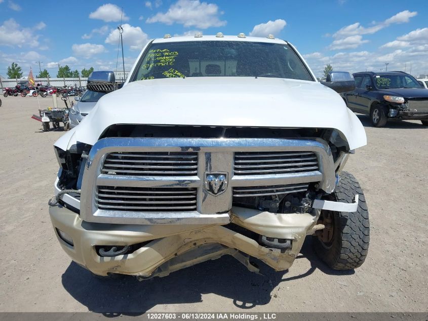 2011 Ram Ram 3500 Laramie Longhorn VIN: 3D73Y4HLXBG617812 Lot: 12027603