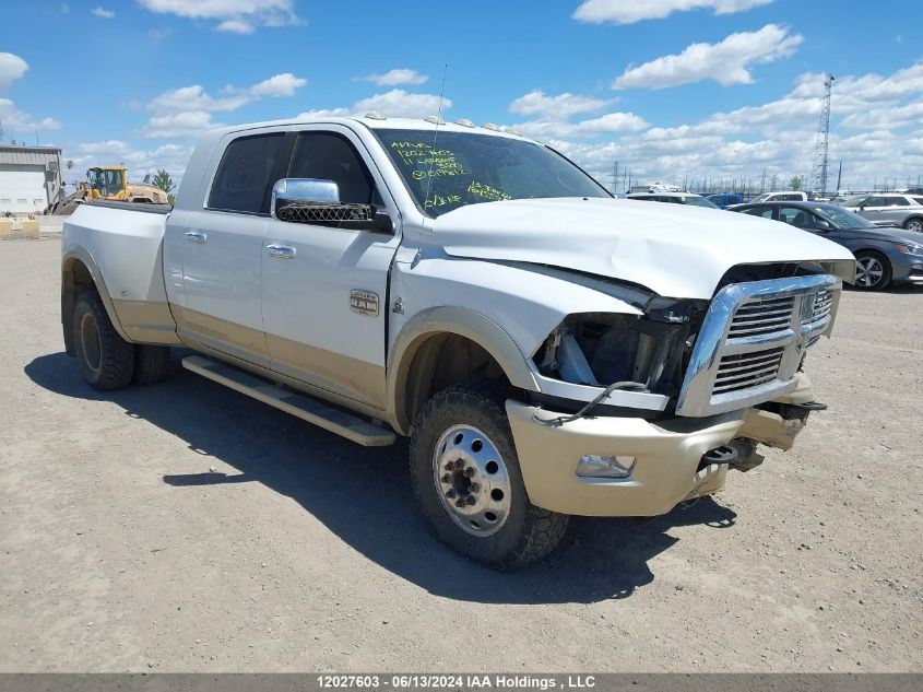 2011 Ram Ram 3500 Laramie Longhorn VIN: 3D73Y4HLXBG617812 Lot: 12027603