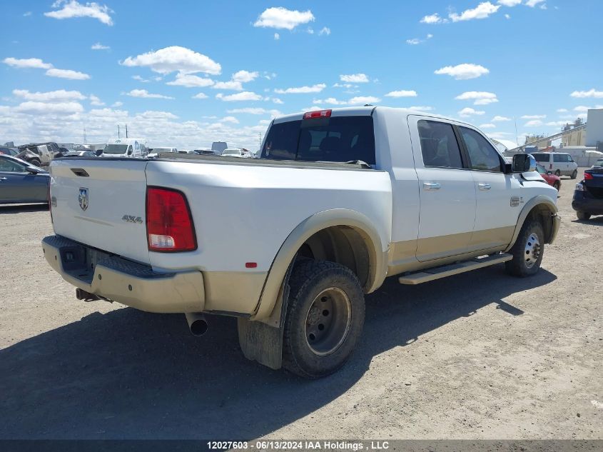 2011 Ram Ram 3500 Laramie Longhorn VIN: 3D73Y4HLXBG617812 Lot: 12027603