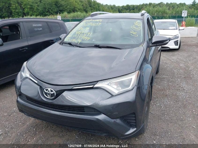 2016 Toyota Rav4 Le VIN: 2T3BFREV3GW442891 Lot: 12027609