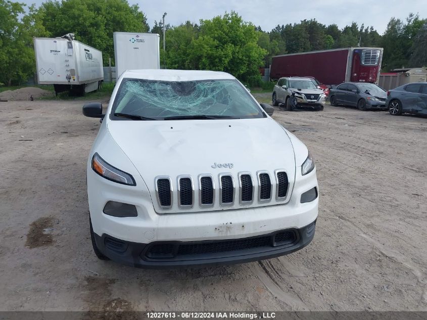 2015 Jeep Cherokee Sport VIN: 1C4PJMAB3FW630023 Lot: 12027613