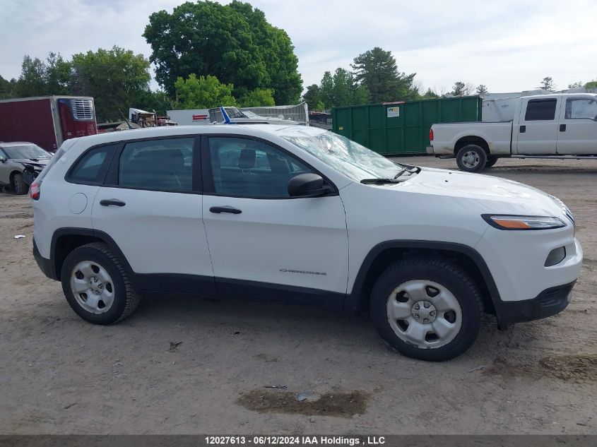 2015 Jeep Cherokee Sport VIN: 1C4PJMAB3FW630023 Lot: 12027613