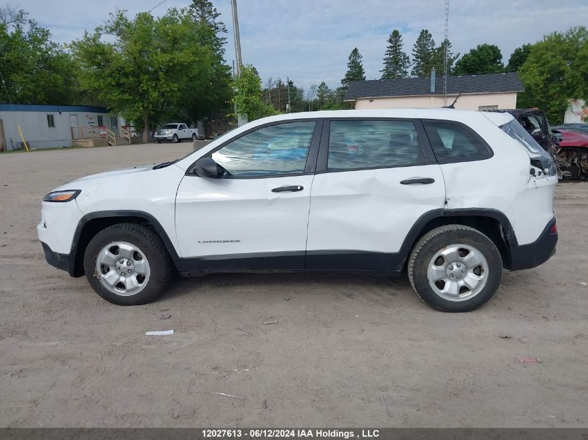 2015 Jeep Cherokee Sport VIN: 1C4PJMAB3FW630023 Lot: 12027613