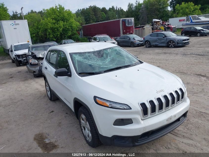 2015 Jeep Cherokee Sport VIN: 1C4PJMAB3FW630023 Lot: 12027613