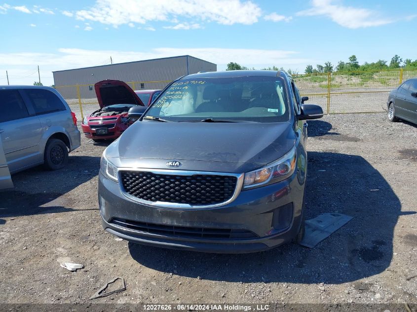 2015 Kia Sedona Lx VIN: KNDMB5C14F6056624 Lot: 12027626