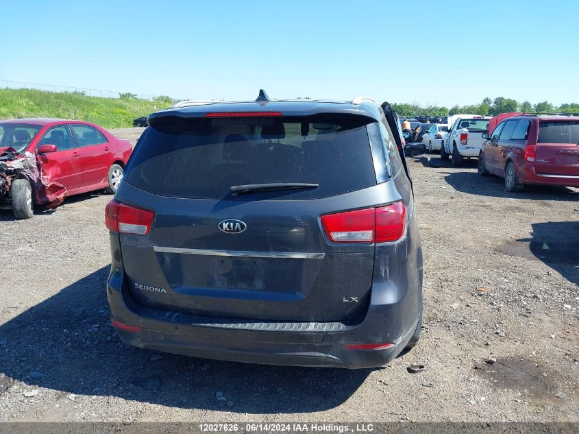 2015 Kia Sedona Lx VIN: KNDMB5C14F6056624 Lot: 12027626
