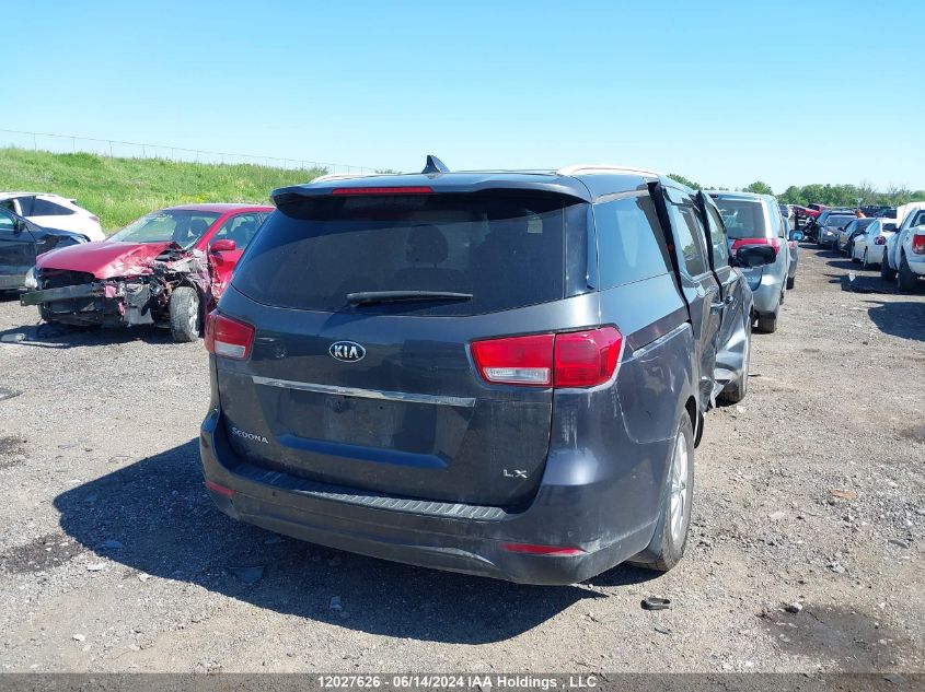 2015 Kia Sedona Lx VIN: KNDMB5C14F6056624 Lot: 12027626