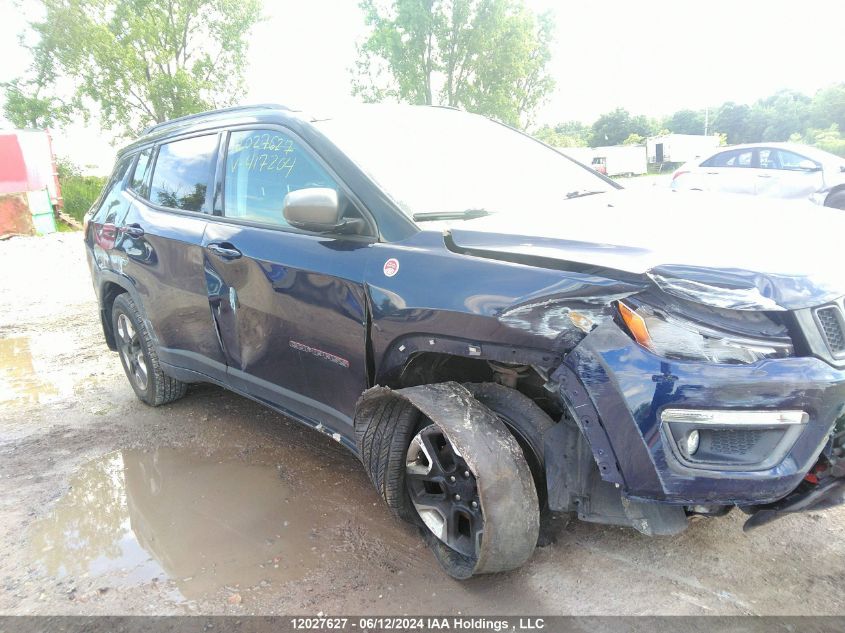 2018 Jeep Compass Trailhawk VIN: 3C4NJDDB3JT417204 Lot: 12027627