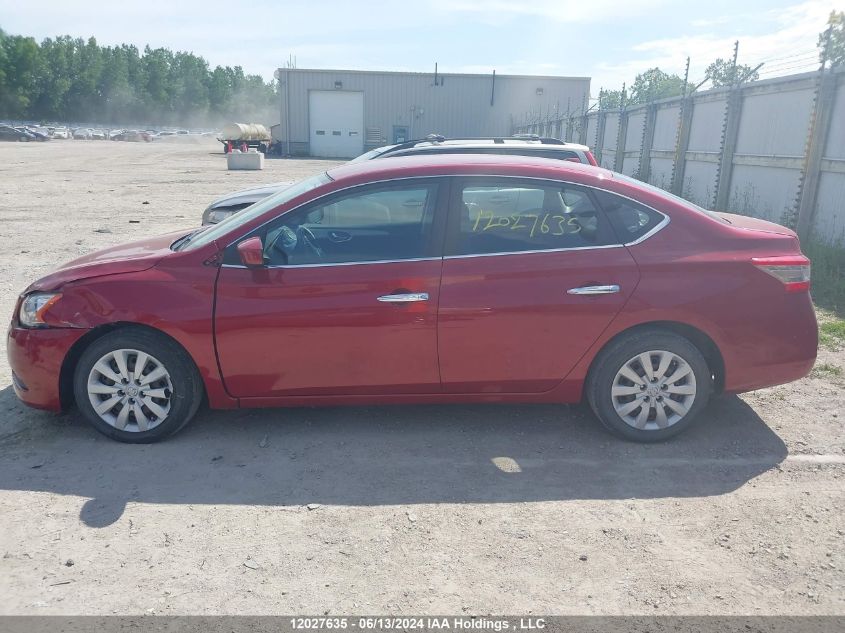 2014 Nissan Sentra VIN: 3N1AB7AP1EL647362 Lot: 12027635