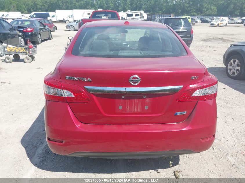 2014 Nissan Sentra VIN: 3N1AB7AP1EL647362 Lot: 12027635