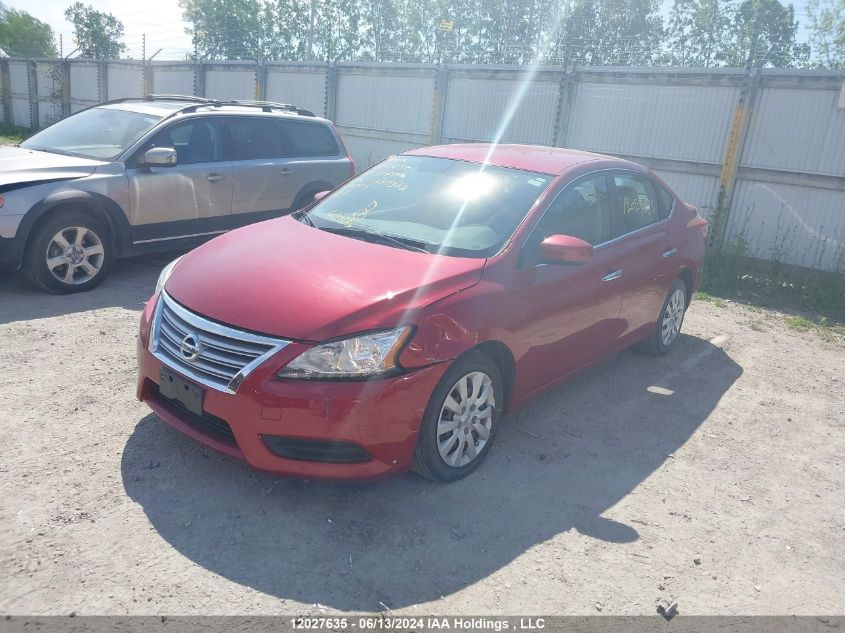 2014 Nissan Sentra VIN: 3N1AB7AP1EL647362 Lot: 12027635