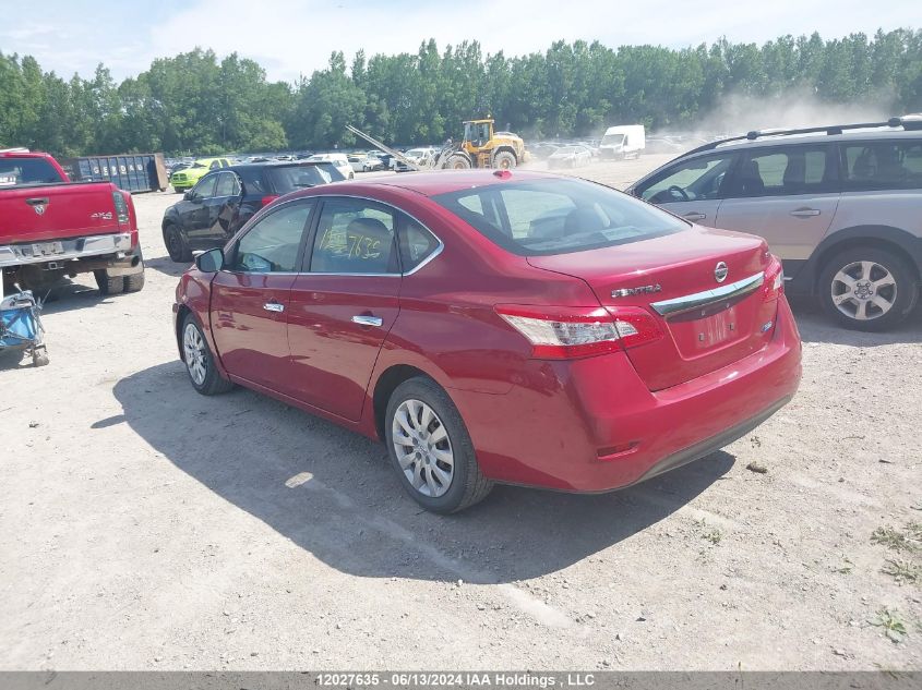 2014 Nissan Sentra VIN: 3N1AB7AP1EL647362 Lot: 12027635