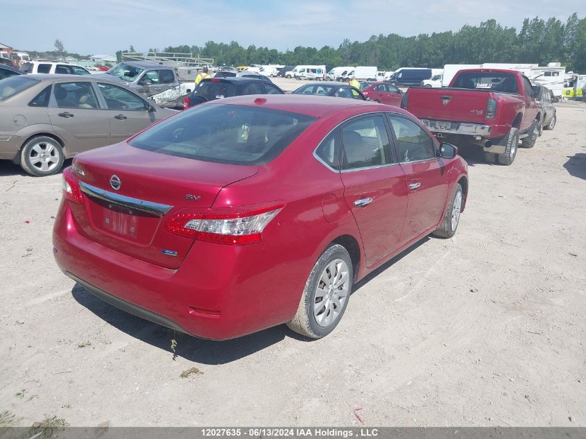 2014 Nissan Sentra VIN: 3N1AB7AP1EL647362 Lot: 12027635