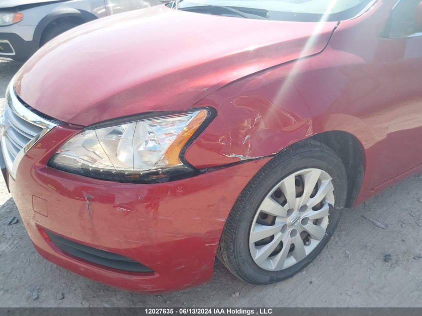 2014 Nissan Sentra VIN: 3N1AB7AP1EL647362 Lot: 12027635