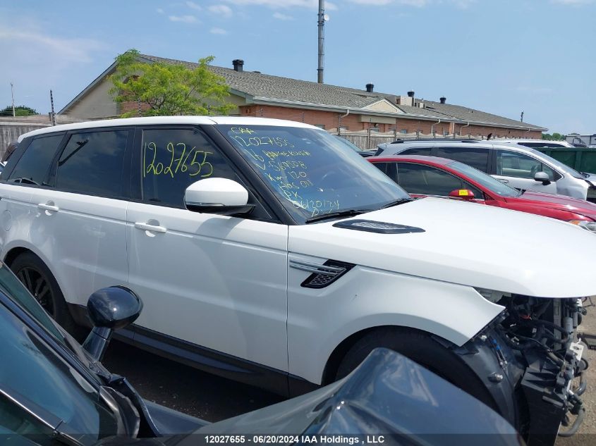 2016 Land Rover Range Rover Sport VIN: SALWR2KF4GA569508 Lot: 12027655