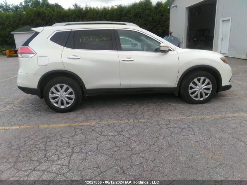 2015 Nissan Rogue VIN: 5N1AT2MT3FC754895 Lot: 12027656