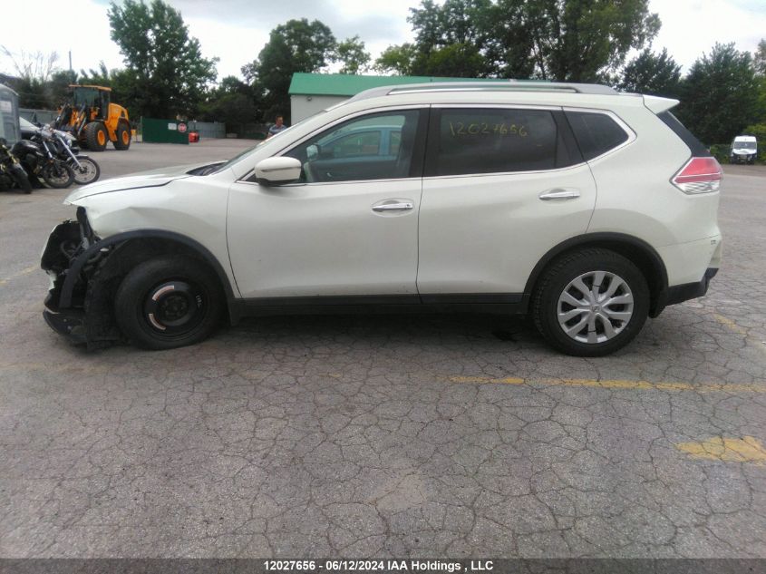 2015 Nissan Rogue VIN: 5N1AT2MT3FC754895 Lot: 12027656