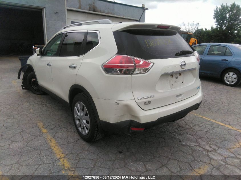 2015 Nissan Rogue VIN: 5N1AT2MT3FC754895 Lot: 12027656