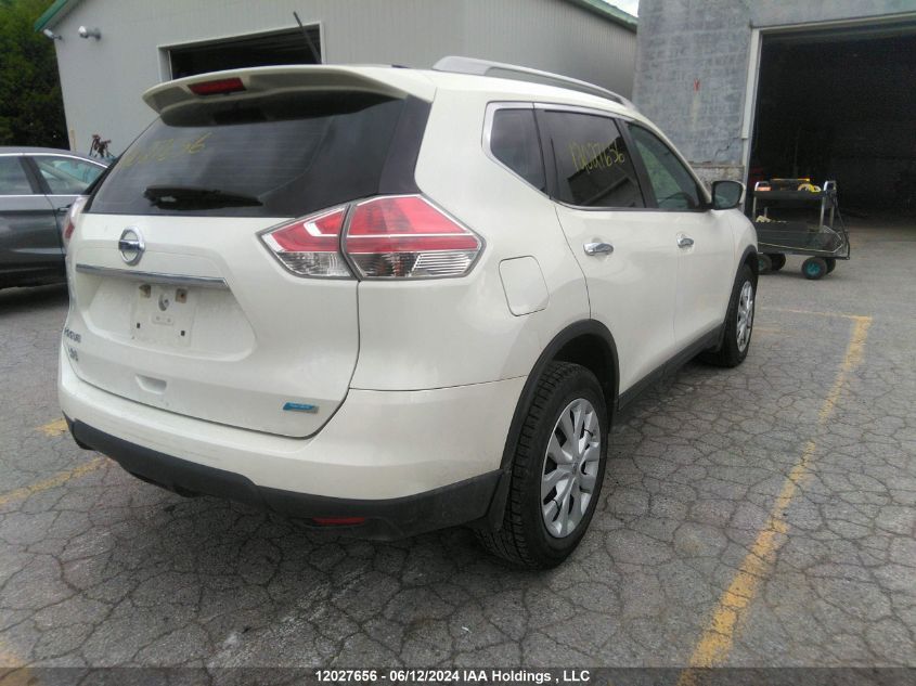 2015 Nissan Rogue VIN: 5N1AT2MT3FC754895 Lot: 12027656