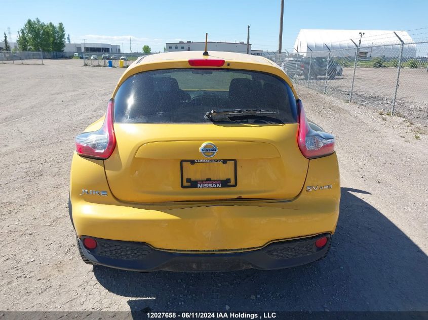 2016 Nissan Juke VIN: JN8AF5MVXGT660162 Lot: 12027658