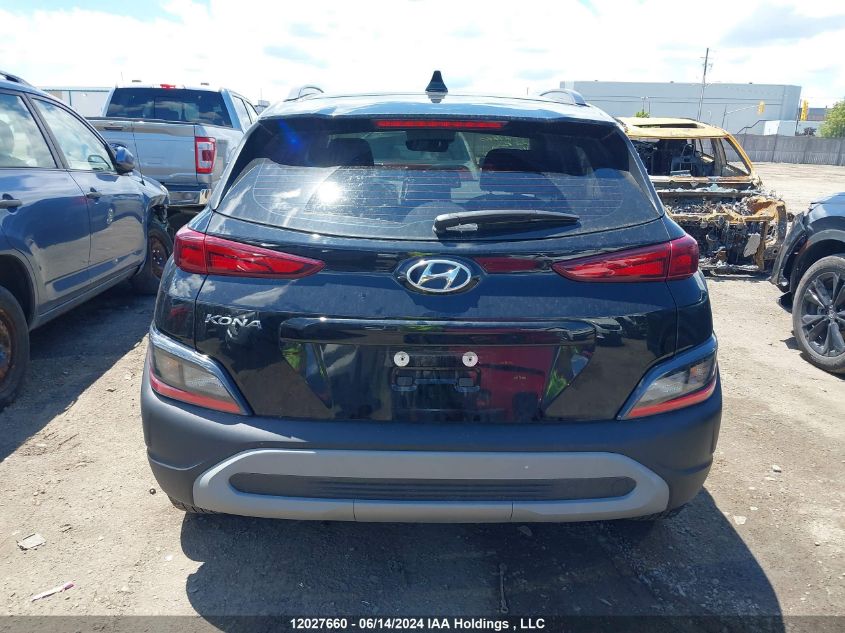 2022 Hyundai Kona Se VIN: KM8K12ABXNU846455 Lot: 12027660