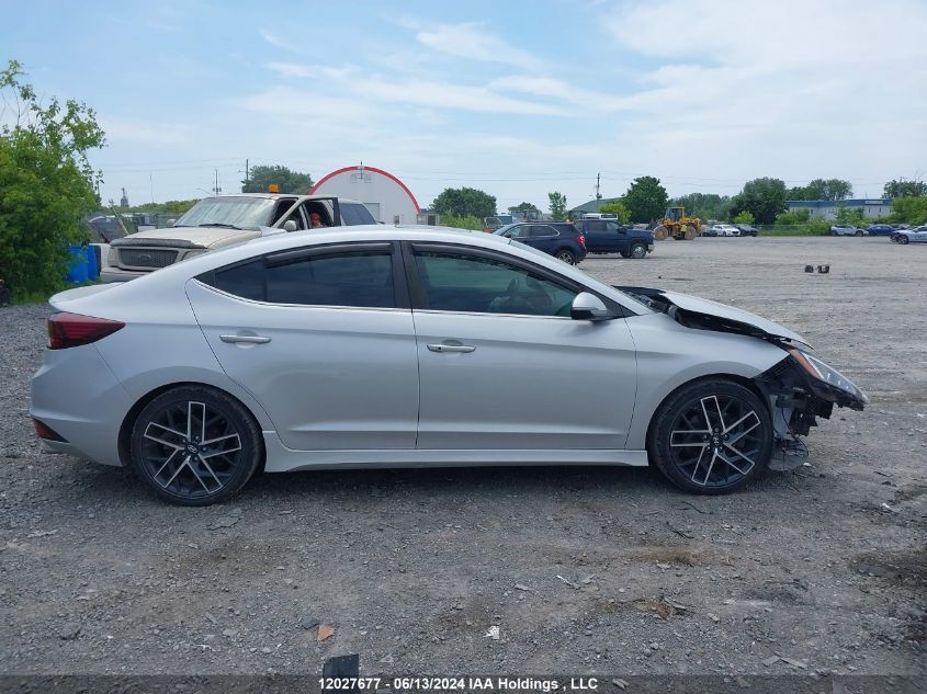 2019 Hyundai Elantra VIN: KMHD04LB7KU825305 Lot: 12027677