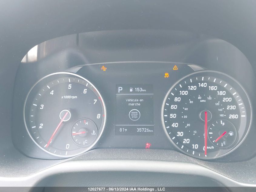 2019 Hyundai Elantra VIN: KMHD04LB7KU825305 Lot: 12027677