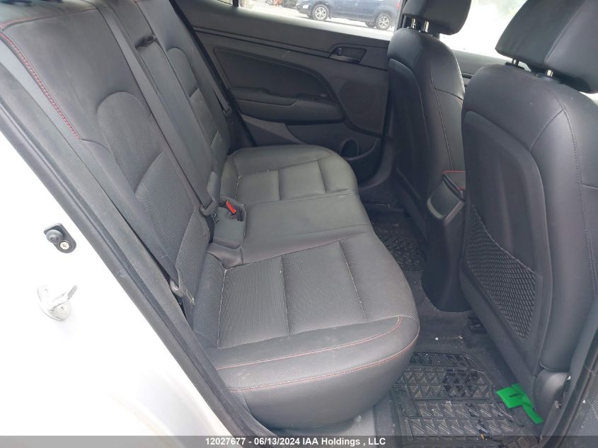 2019 Hyundai Elantra VIN: KMHD04LB7KU825305 Lot: 12027677