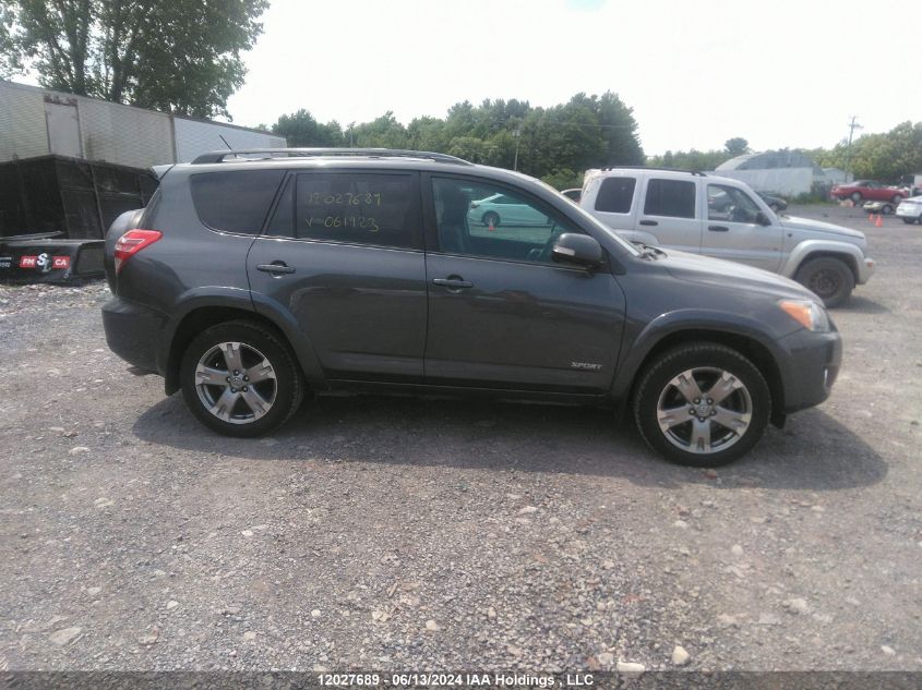 2011 Toyota Rav4 Sport V6 VIN: 2T3RK4DV3BW061923 Lot: 12027689