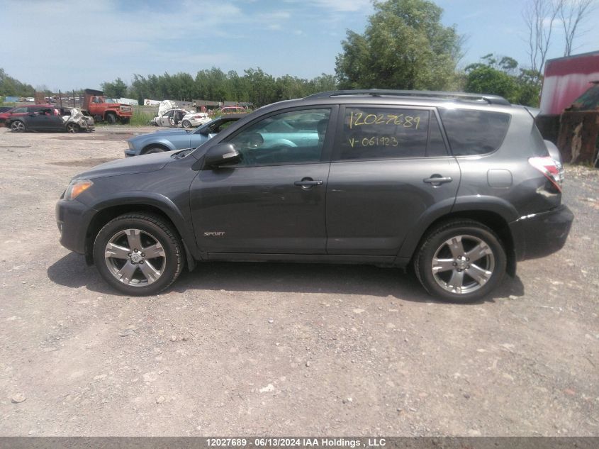 2011 Toyota Rav4 Sport V6 VIN: 2T3RK4DV3BW061923 Lot: 12027689