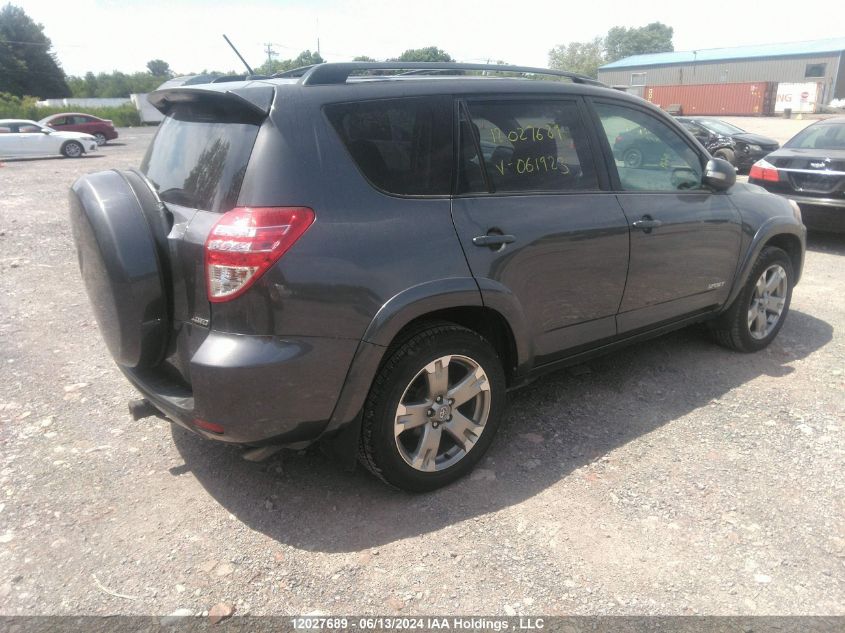 2011 Toyota Rav4 Sport V6 VIN: 2T3RK4DV3BW061923 Lot: 12027689