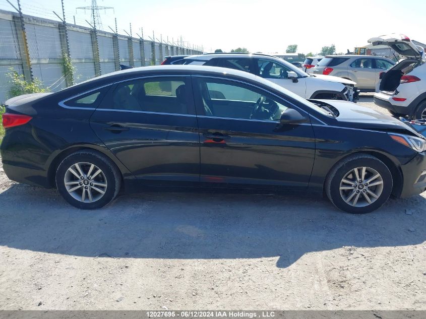 2015 Hyundai Sonata Gl VIN: 5NPE24AF3FH076933 Lot: 12027695
