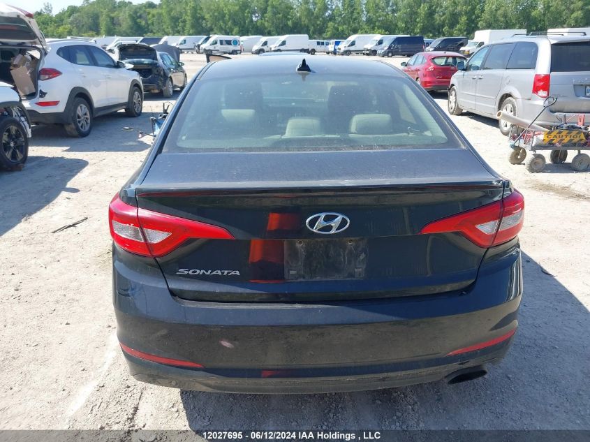 2015 Hyundai Sonata Gl VIN: 5NPE24AF3FH076933 Lot: 12027695