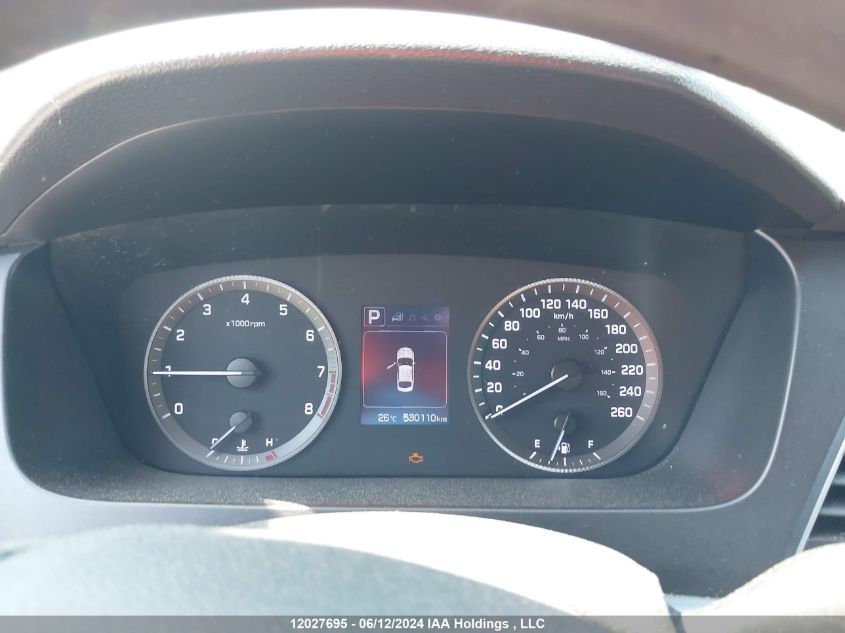 2015 Hyundai Sonata Gl VIN: 5NPE24AF3FH076933 Lot: 12027695