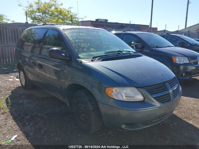 2005 Dodge Caravan Se VIN: 1D4GP25R85B238528 Lot: 12027728