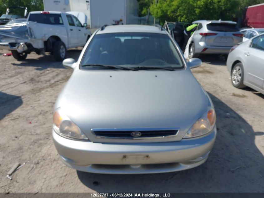 2002 Kia Rio Rx-V VIN: KNADC163126064996 Lot: 12027737