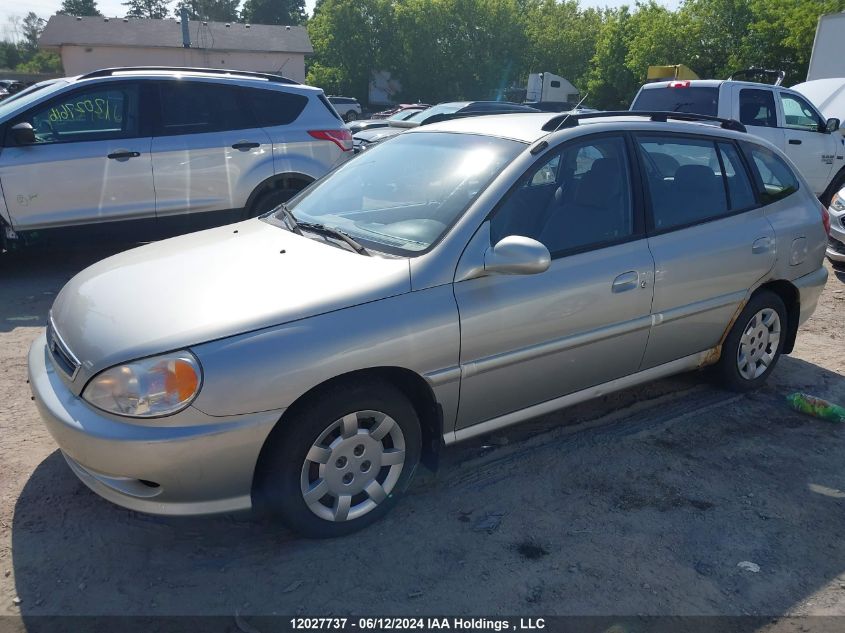 2002 Kia Rio Rx-V VIN: KNADC163126064996 Lot: 12027737