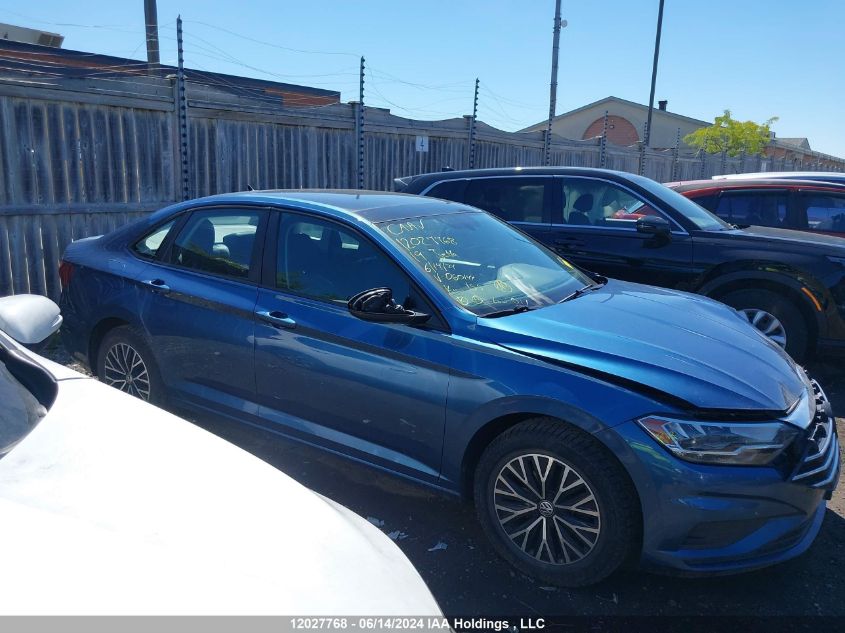 2019 Volkswagen Jetta Sel VIN: 3VWE57BU1KM060141 Lot: 12027768