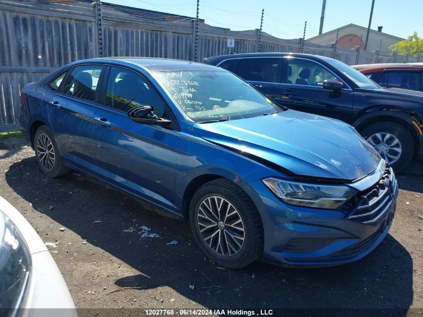 2019 Volkswagen Jetta Sel VIN: 3VWE57BU1KM060141 Lot: 12027768