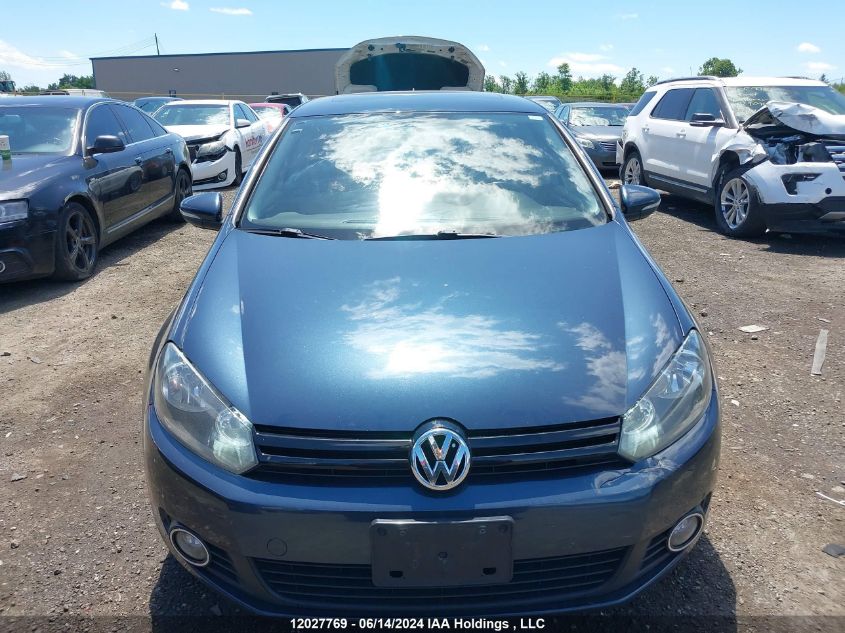 2012 Volkswagen Golf VIN: WVWDA7AJ6CW315711 Lot: 12027769